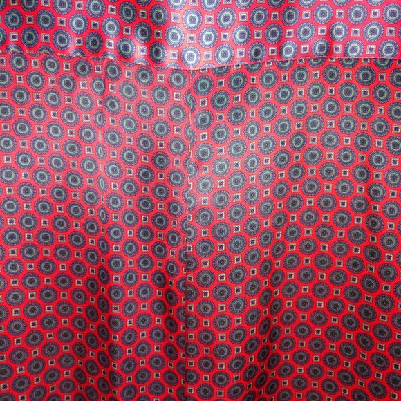 Nordstrom Silk Blouse Self Tie Long Sleeves Covered Button Down Placket - Picture 4 of 12